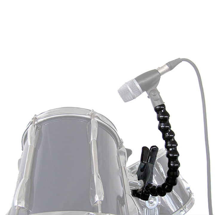 MIC-12-CB ] Stage Ninja® Ninja Clamp™ Microphone Mount with Clamp